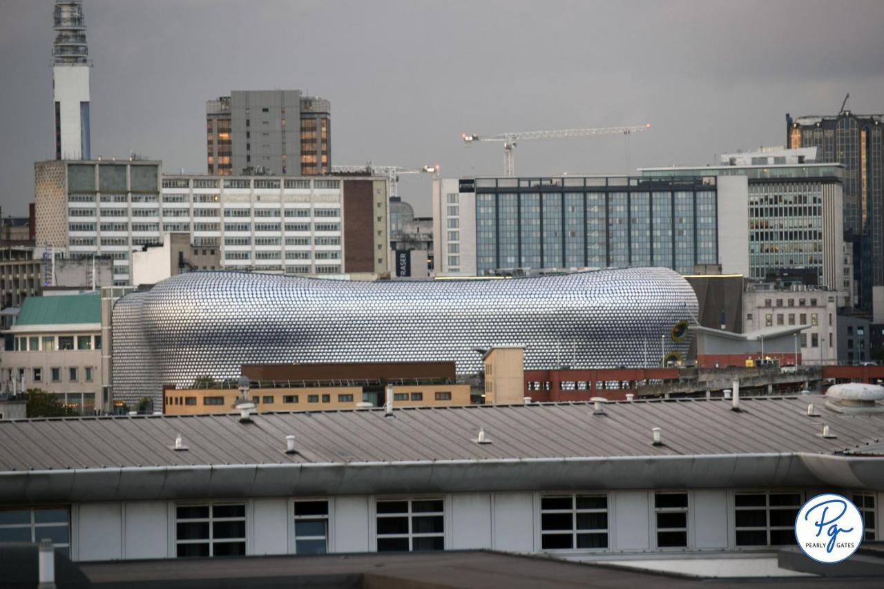 Penthouse - Amazing City Skyline Views - Balcony - Free Extra 2 Hours - Free Parking - Utilita Arena - Bullring Shopping - New St Station- Super King Size Bed Birmingham Exteriér fotografie