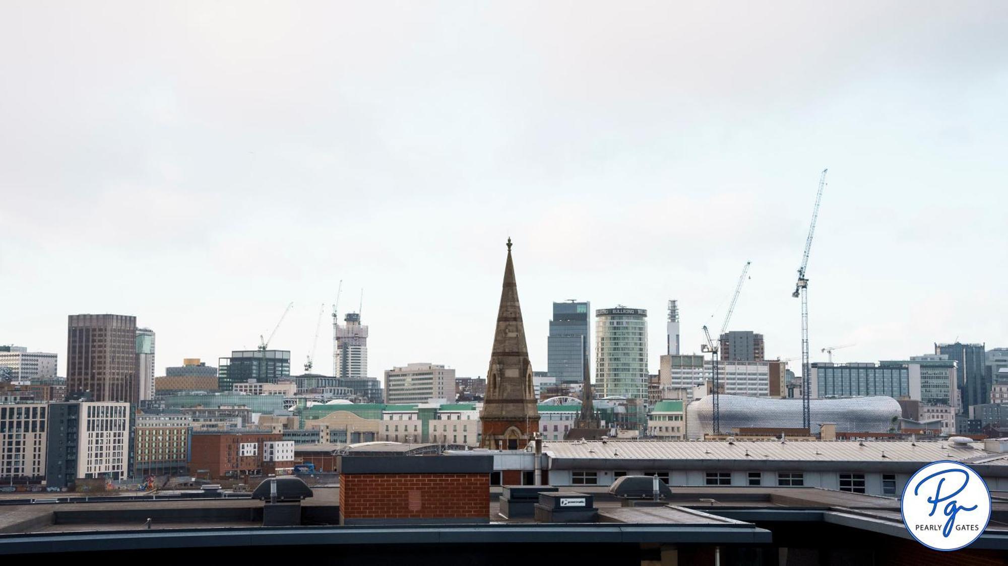 Penthouse - Amazing City Skyline Views - Balcony - Free Extra 2 Hours - Free Parking - Utilita Arena - Bullring Shopping - New St Station- Super King Size Bed Birmingham Exteriér fotografie
